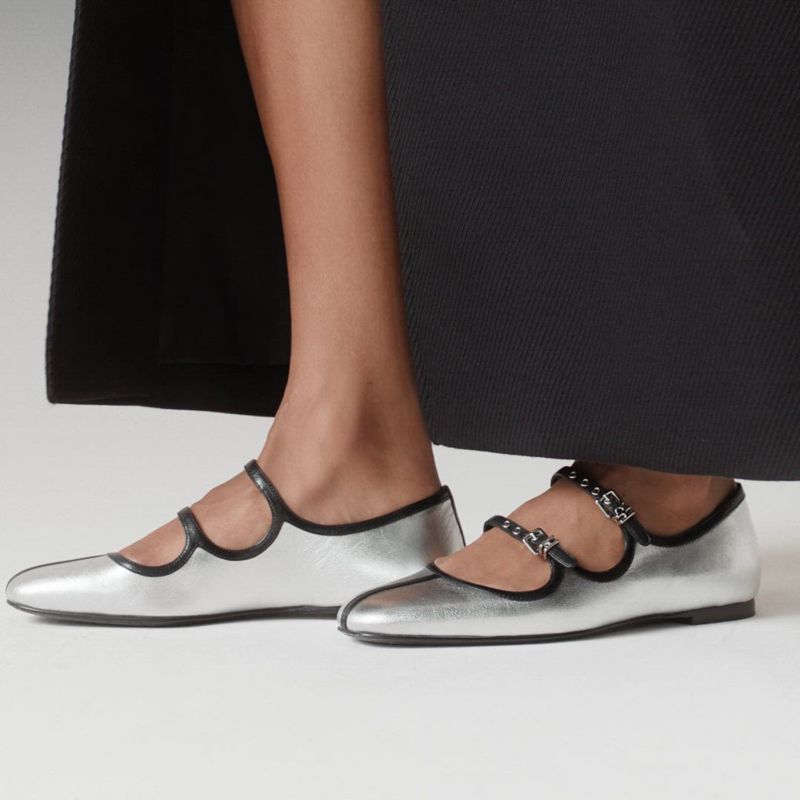 エルメス バレーシューズ ジーナ サイズ37.5 約24cm バレエシューズ